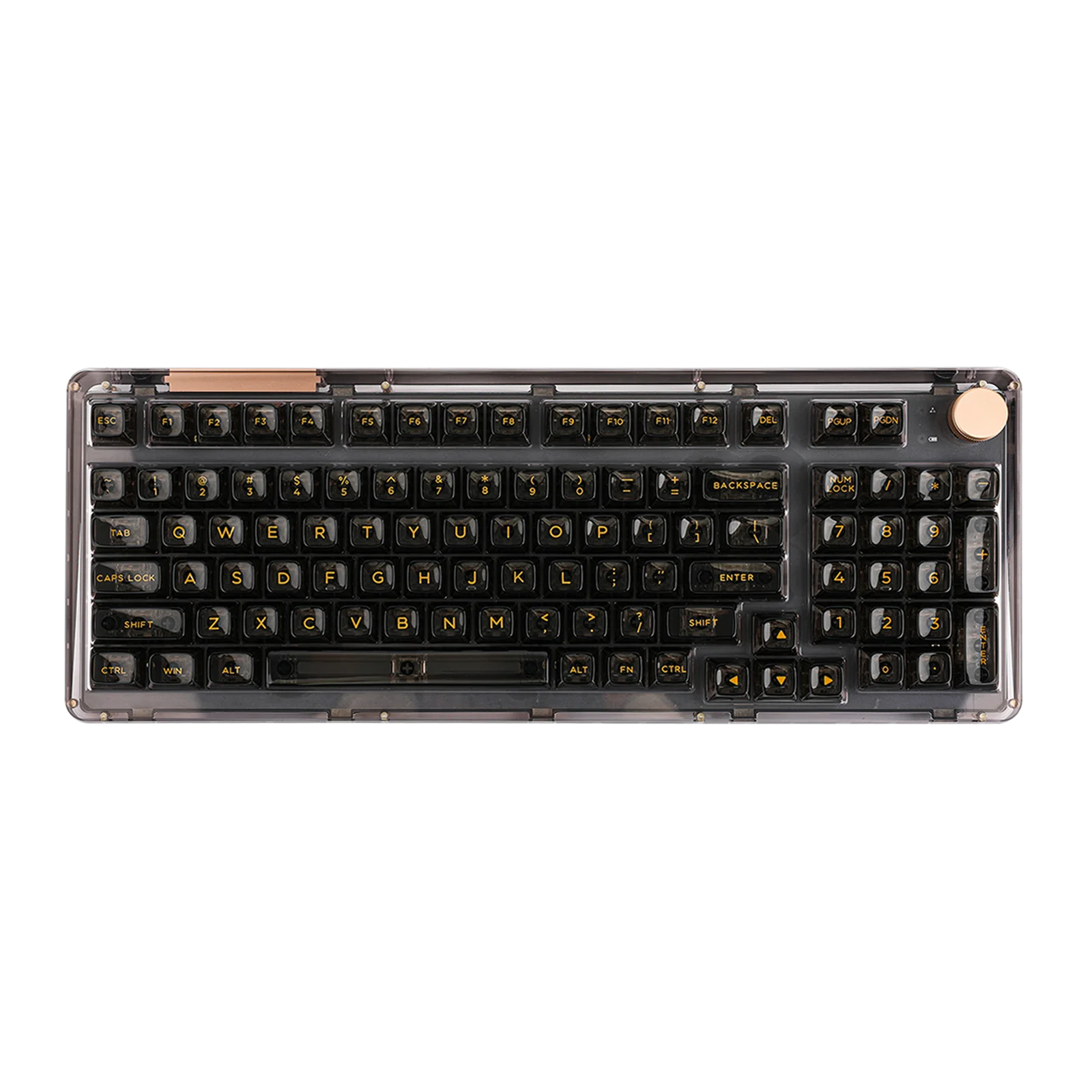 KiiBOOM Phantom 98 98-Key Plate-Mounted Wired/BT5.0/2.4GHz Wireless NKRO Mechanical Keyboard with 8000mAh Battery