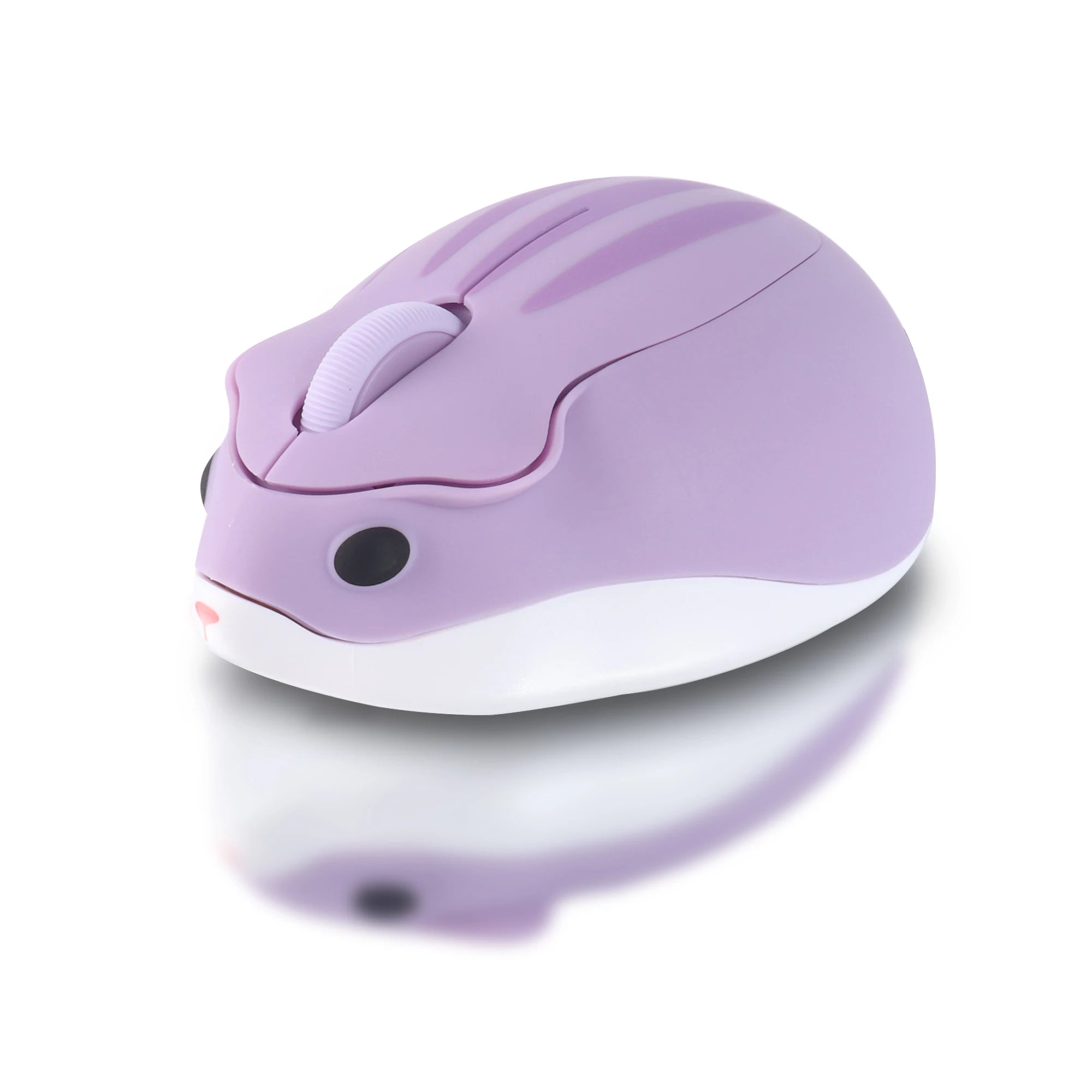 Cute Hamster Wireless Mouse 2.4G Bluetooth Dual-mode Silent Lightweight For Office PC Laptop Women Gift