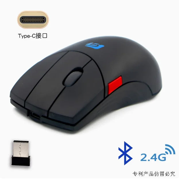 MiFuny Wireless 3-Button CAD Mouse with Scroll Wheel UG Modeling Drawing Custom Genuine Product Office Macro Mouse for Laptops
