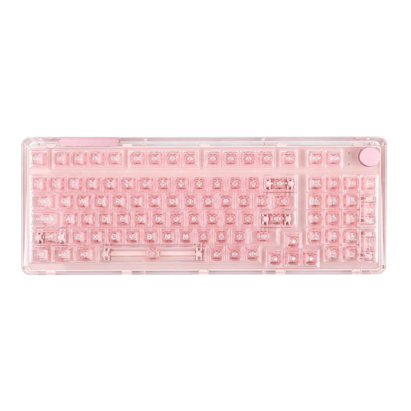 KiiBOOM Phantom 98 98-Key Plate-Mounted Wired/BT5.0/2.4GHz Wireless NKRO Mechanical Keyboard with 8000mAh Battery