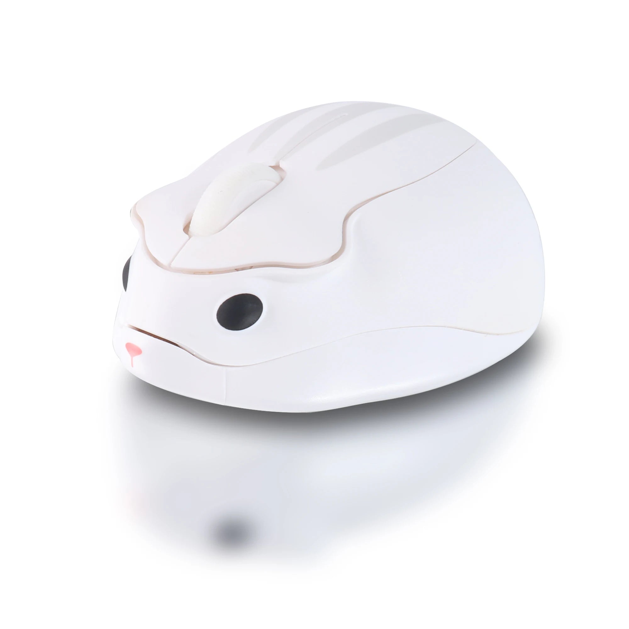 Cute Hamster Wireless Mouse 2.4G Bluetooth Dual-mode Silent Lightweight For Office PC Laptop Women Gift