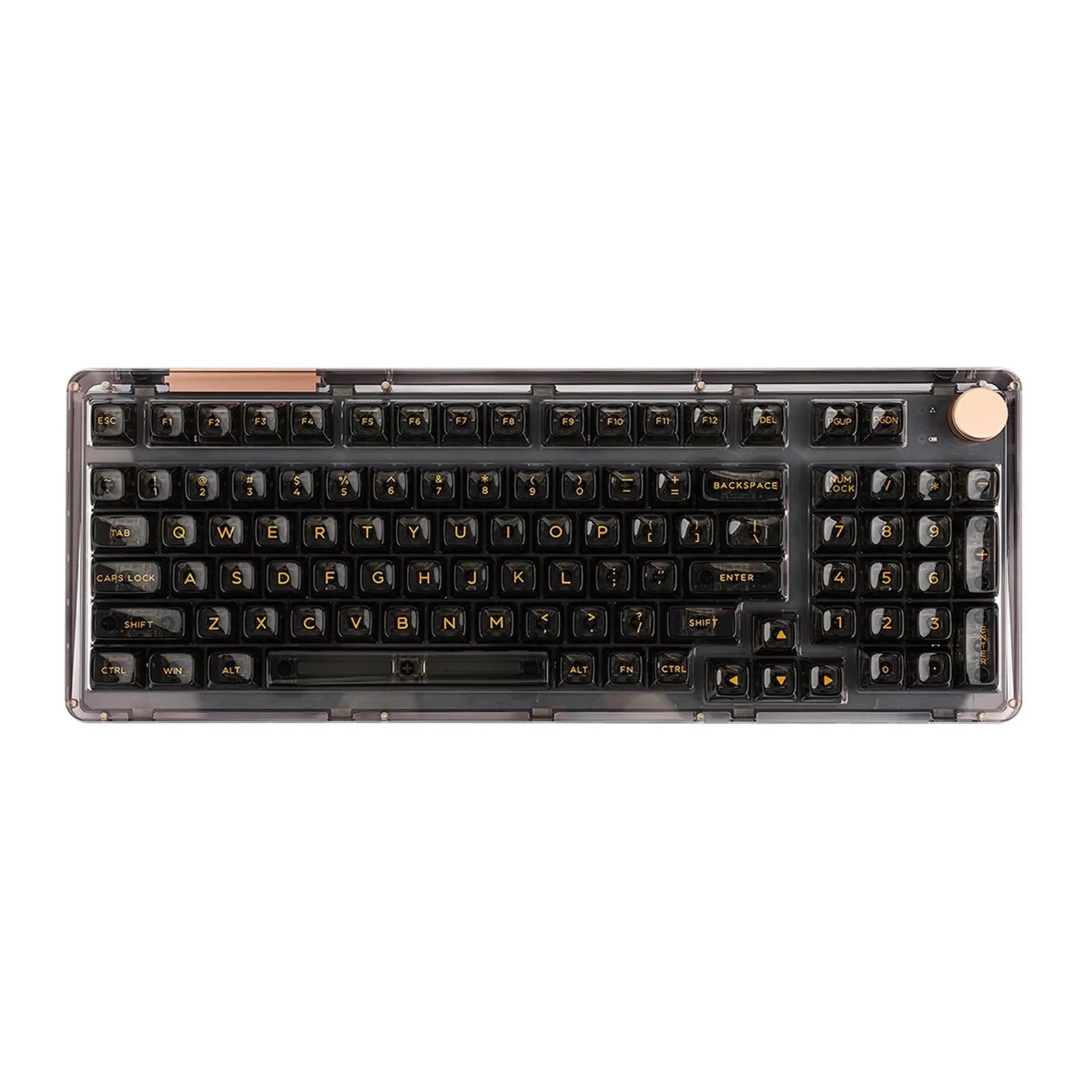 KiiBOOM Phantom 98 98-Key Plate-Mounted Wired/BT5.0/2.4GHz Wireless NKRO Mechanical Keyboard with 8000mAh Battery